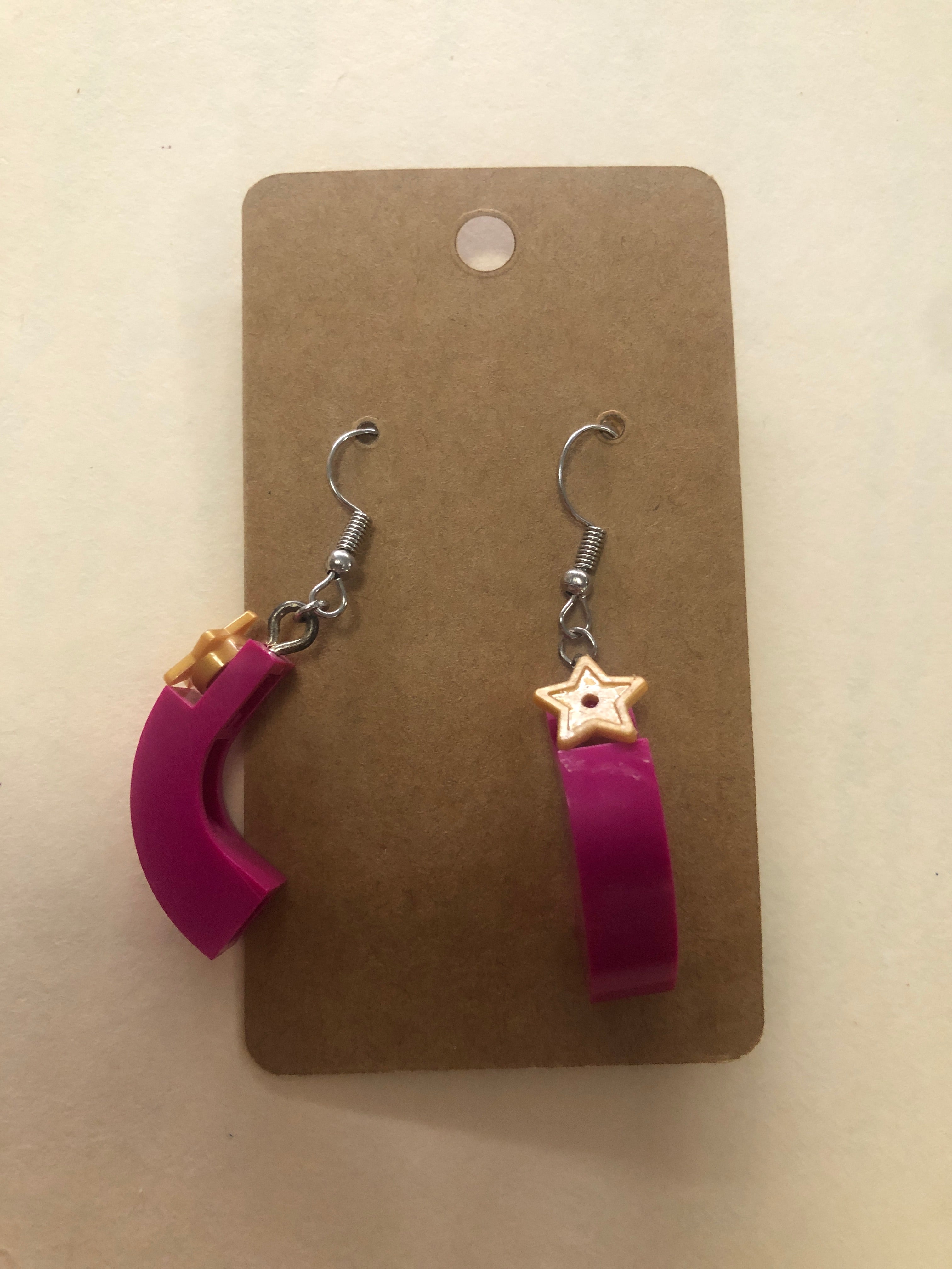 Lego earrings