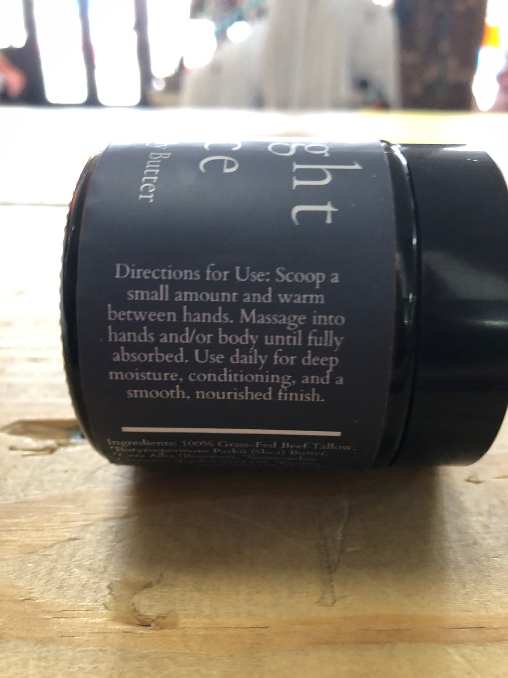 Tallow hand & body butter