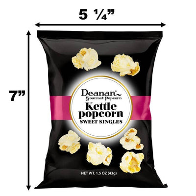 Kettle Popcorn - "Sweet Singles" - 100 Count