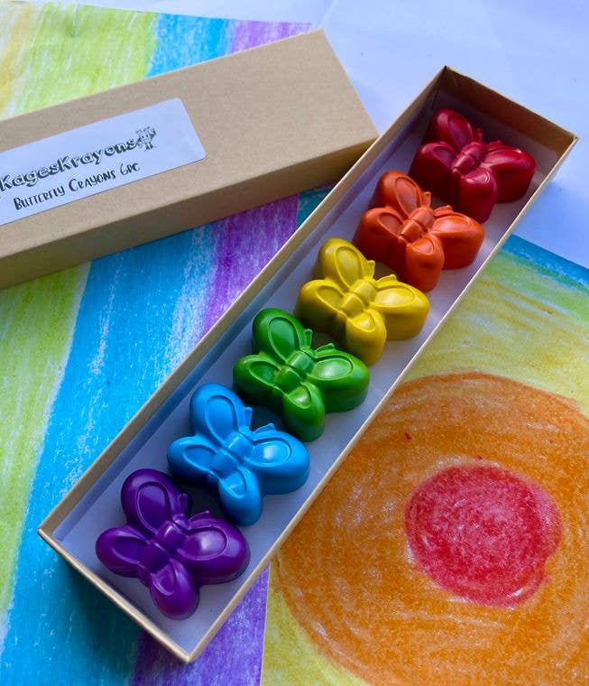 Butterfly Crayons Gift Box