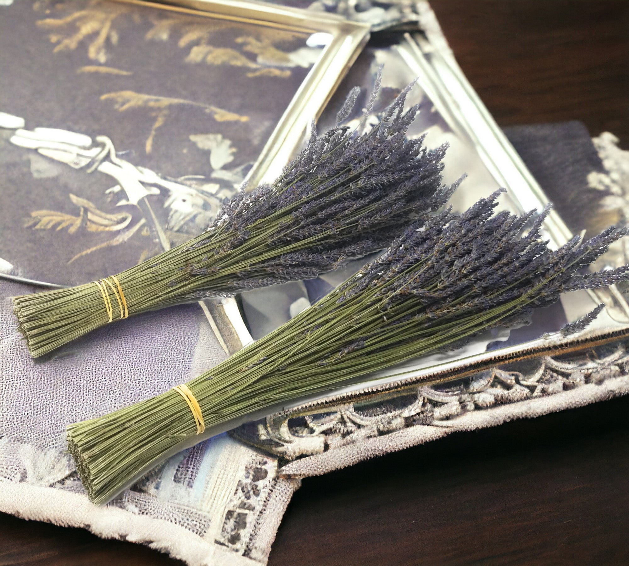 Dried Lavender Bundles for Home Decor Aromatherapy Floral Display