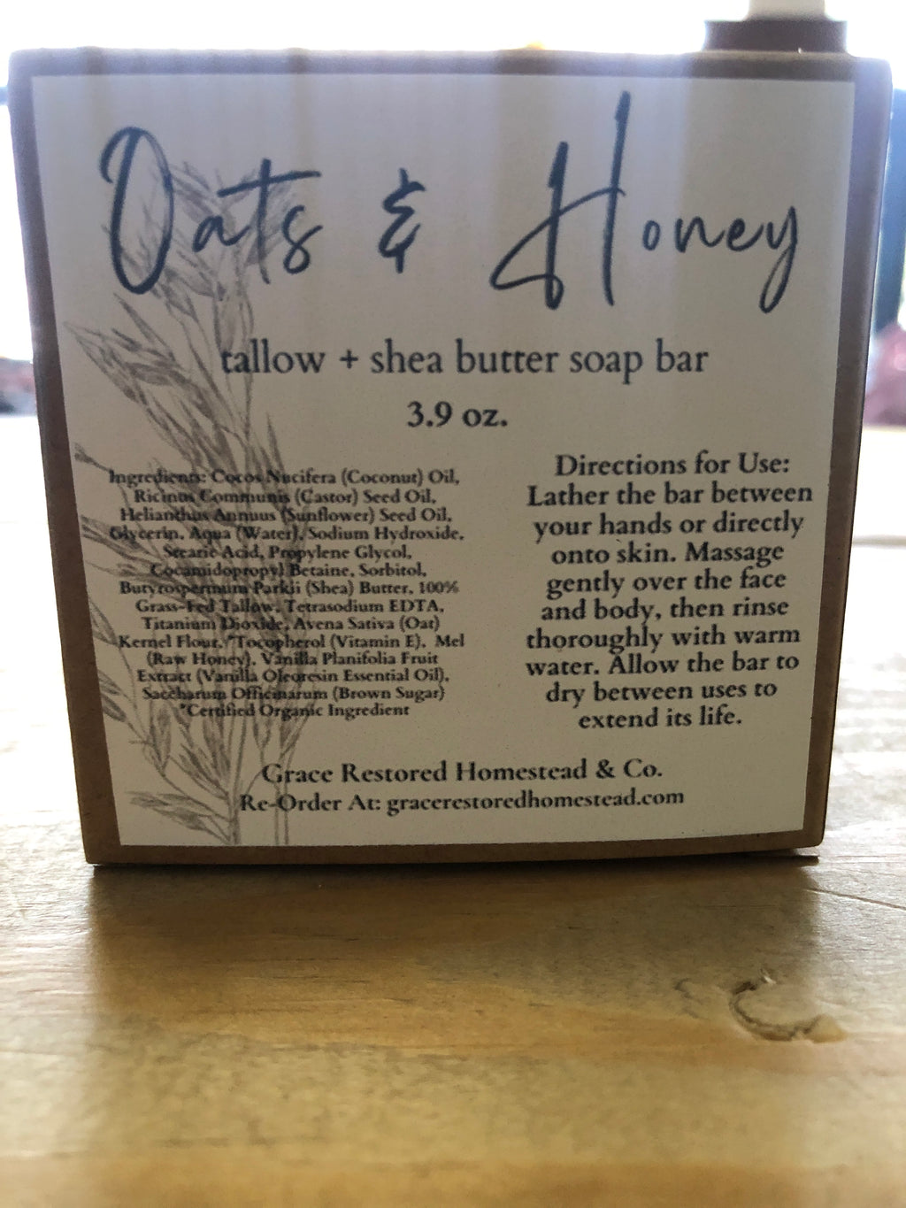 Tallow & shea butter soap