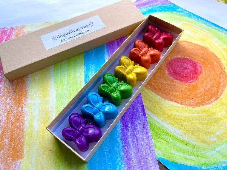 Butterfly Crayons Gift Box
