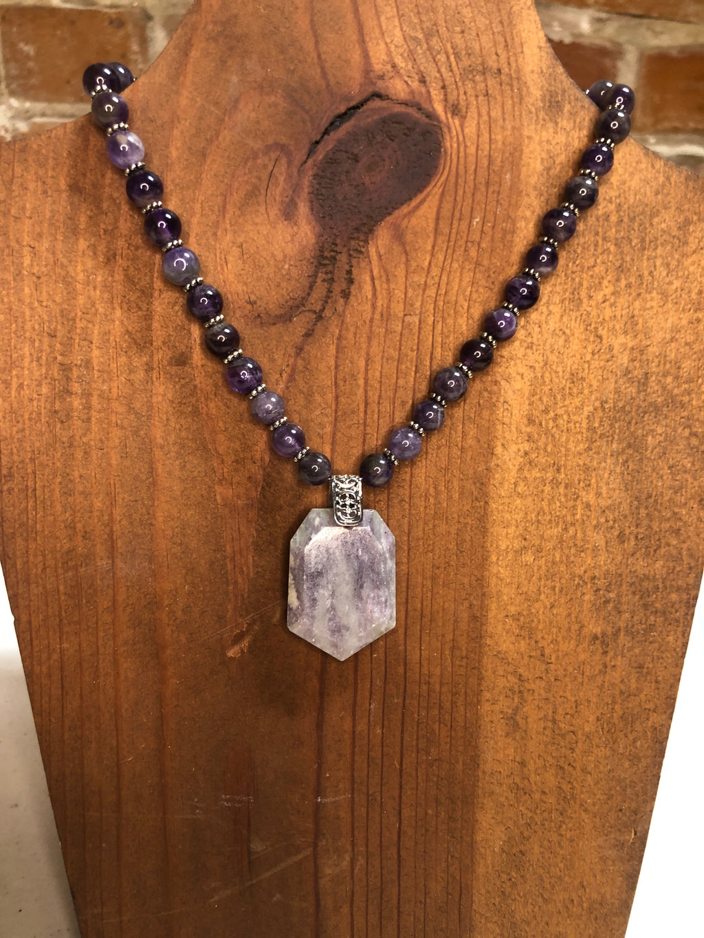 Lapidolite amethyst