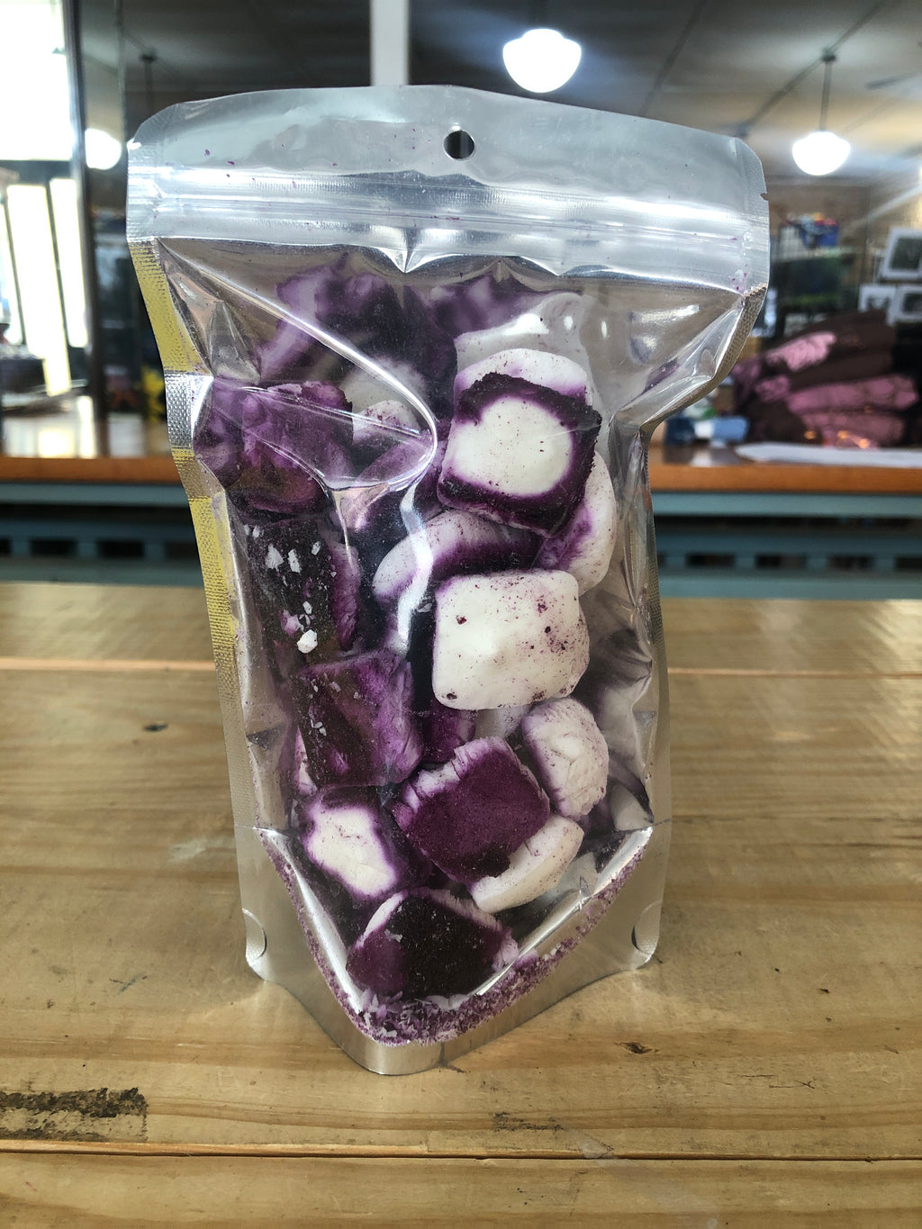 freeze dried Blueberry yogurt bites