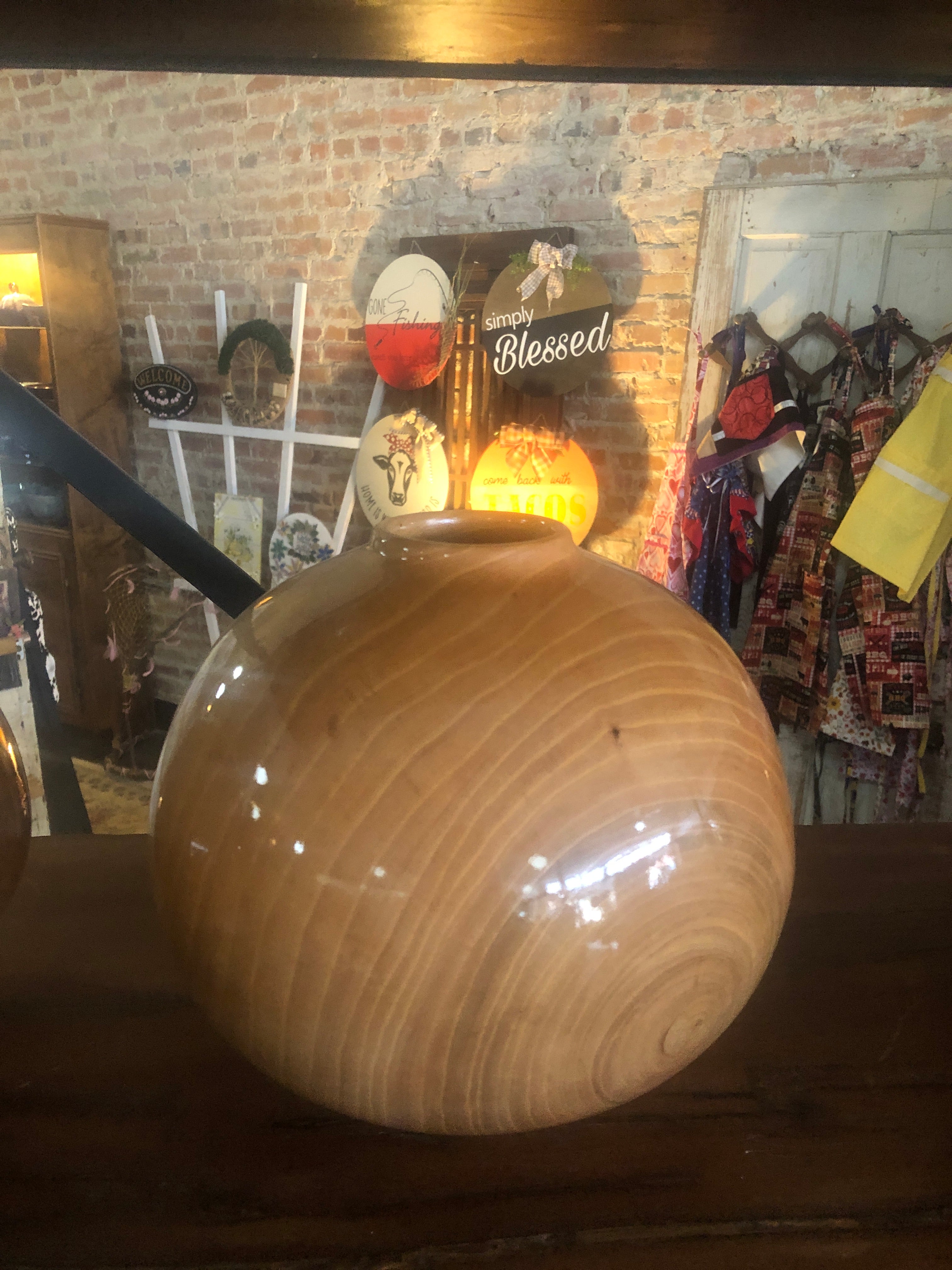 Pot made from Elm