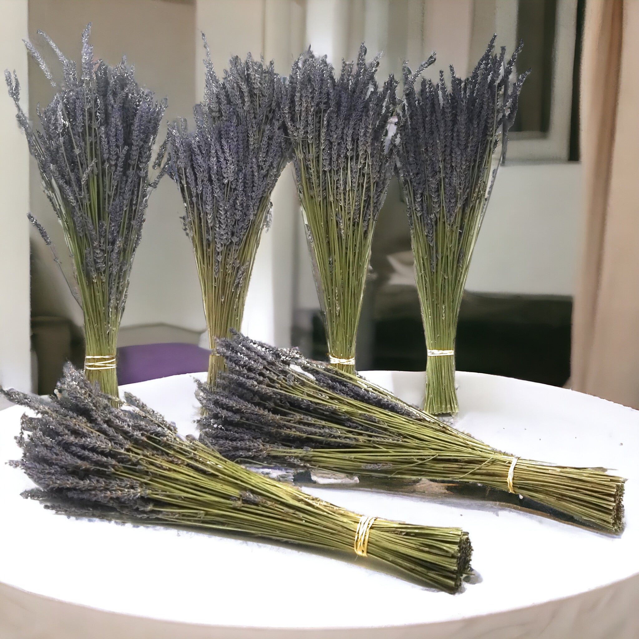 Dried Lavender Bundles for Home Decor Aromatherapy Floral Display