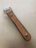 Stamped leather key chains