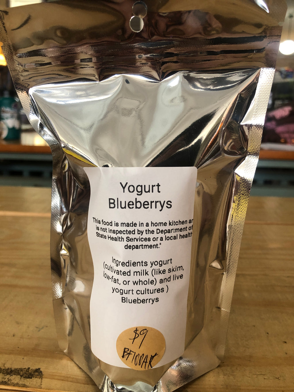 freeze dried Blueberry yogurt bites