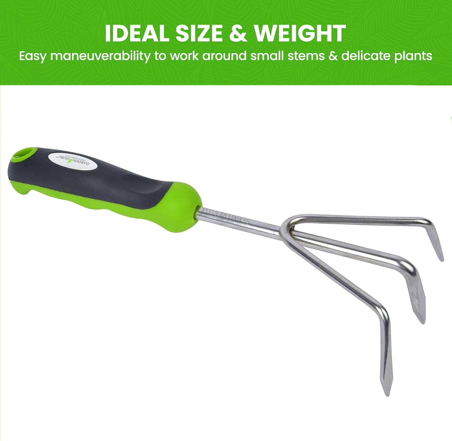 Stainless Steel 3pc Gardening Tool Set (Includes Trowel Transplanter Cultivator)