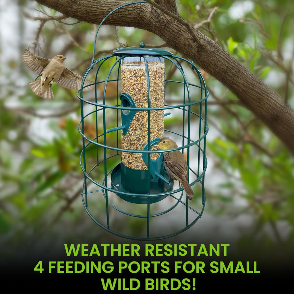 Squirrel Resistant Tube Bird Feeder