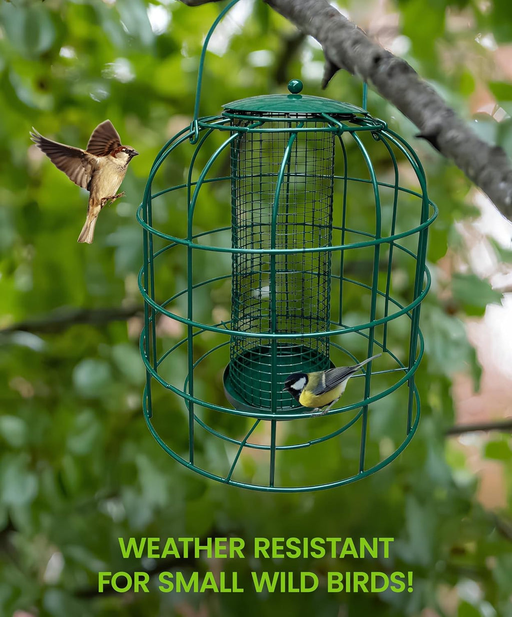 Squirrel Resistant Mesh Tube Bird Feeder