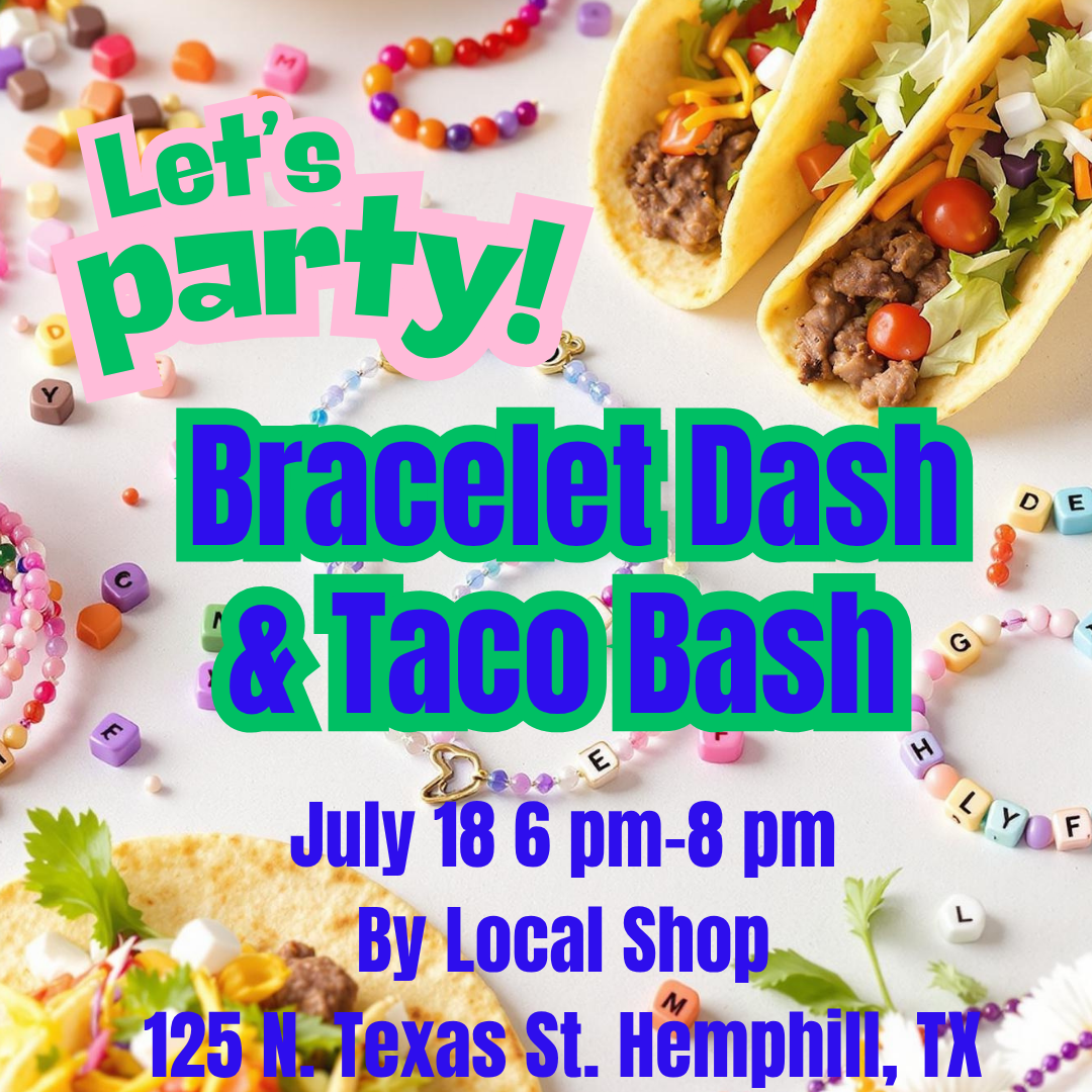 Bracelet Dash and Taco Bash:  A Friendship Bracelet Craft Party