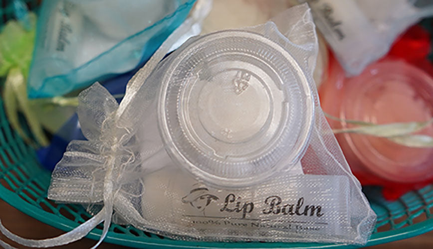 lip scrub and balm