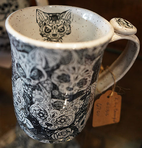 Cat Sugar Skull Mug