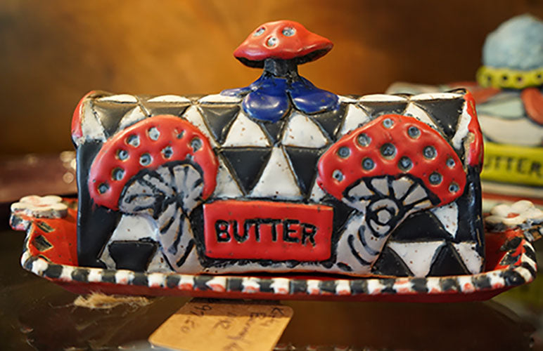 Mushroom Butter Dish