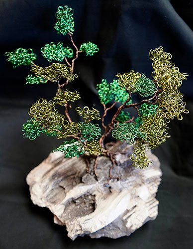 Copper Tree -Petrified wood 1 tree