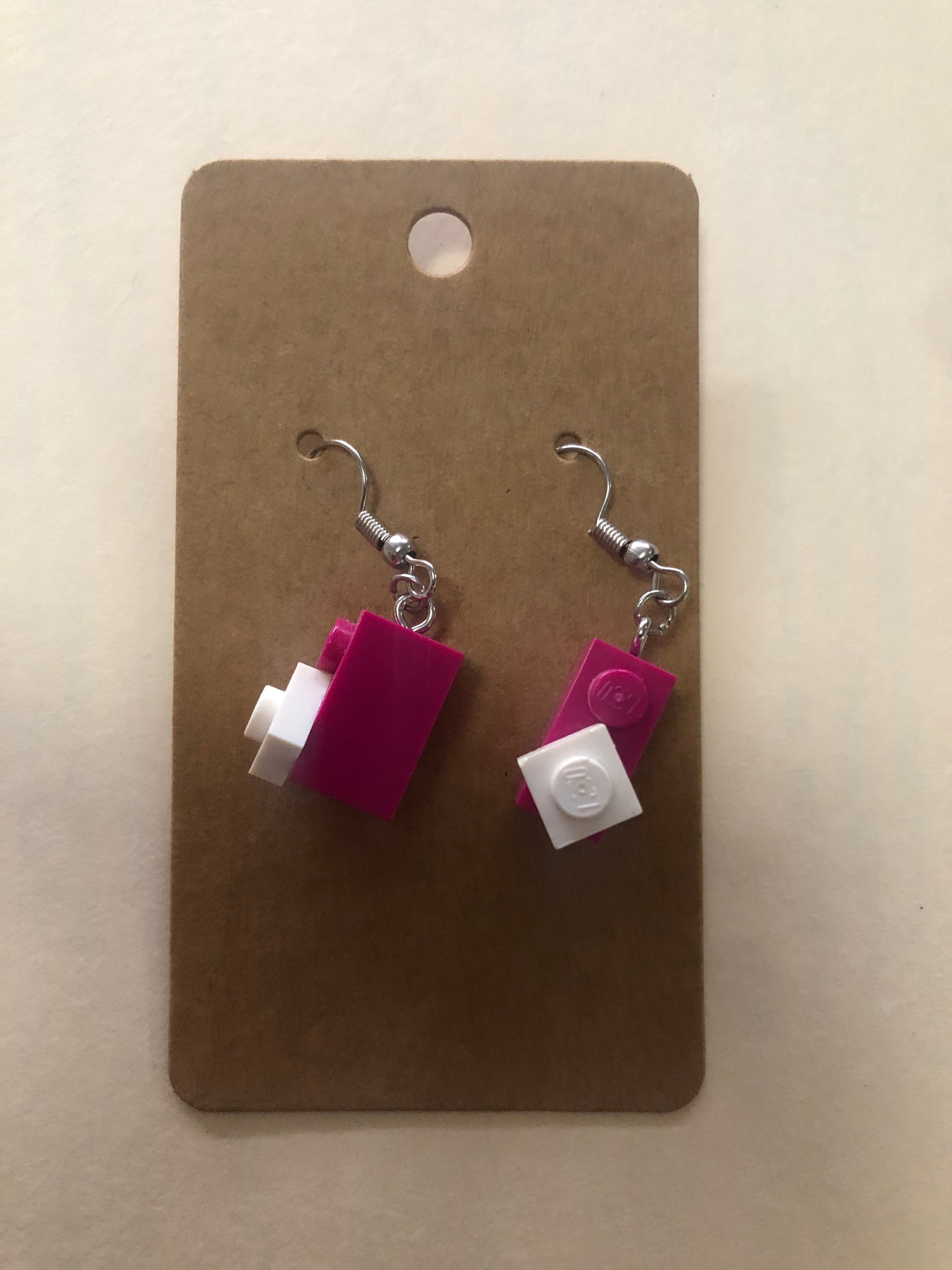 Lego earrings