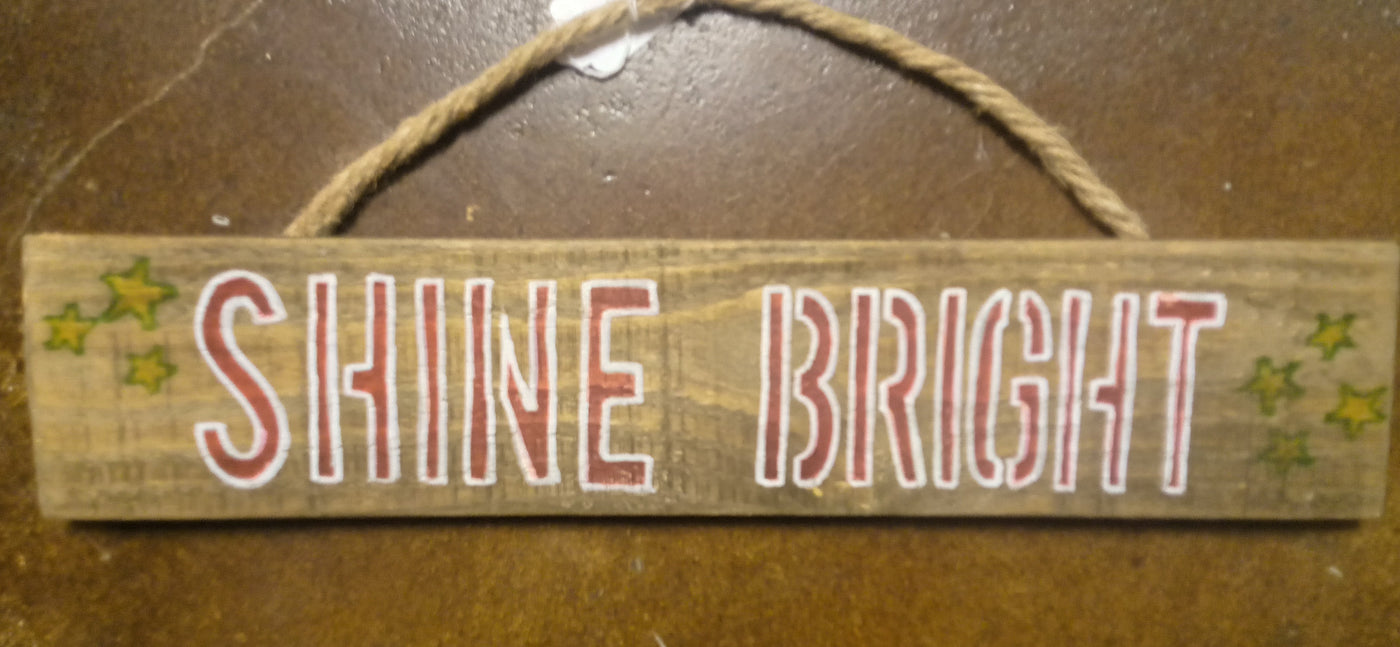 Rectangular Folk Art Signs