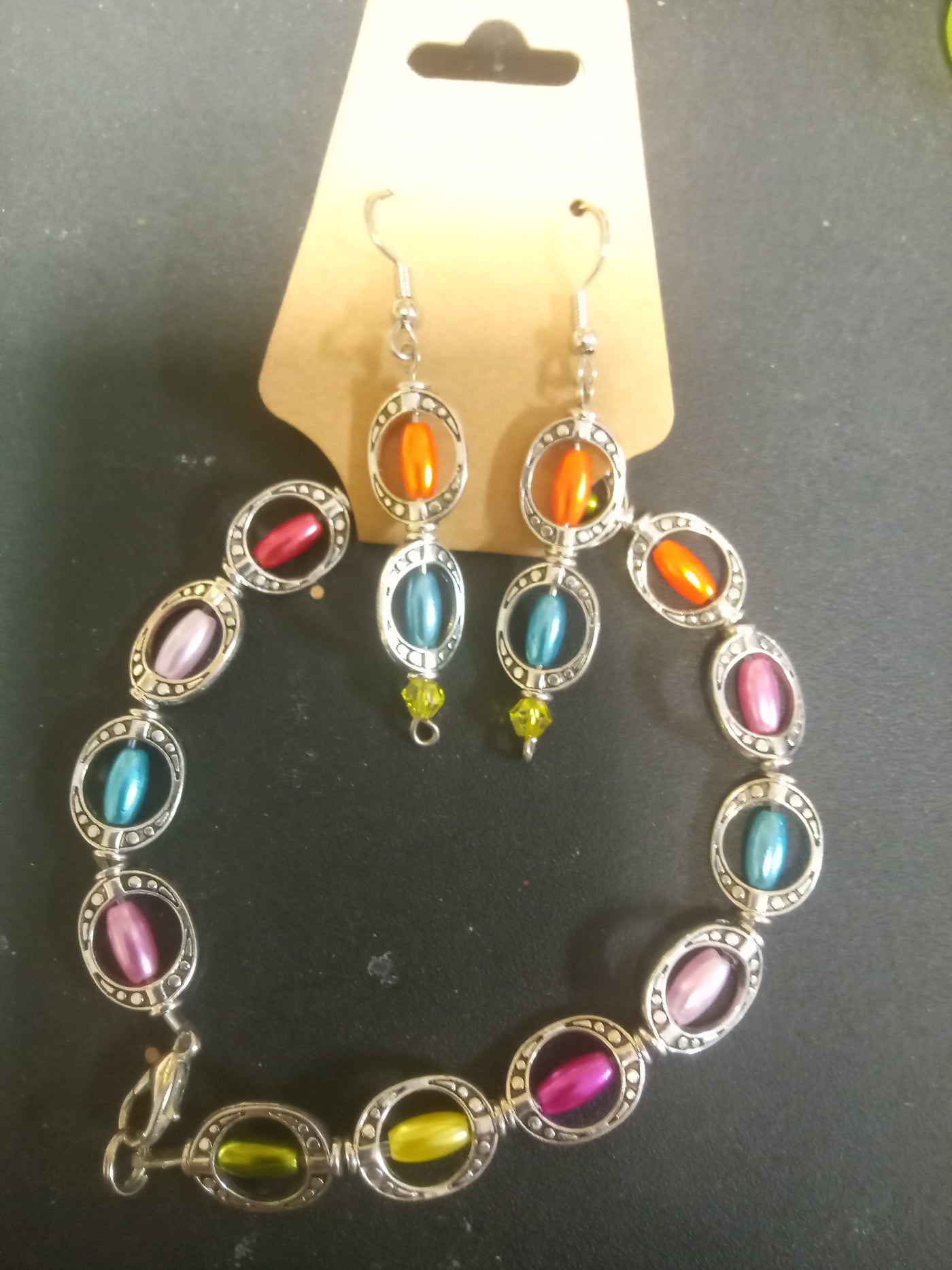 Bracelets with earrings