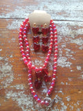 necklace with earrings