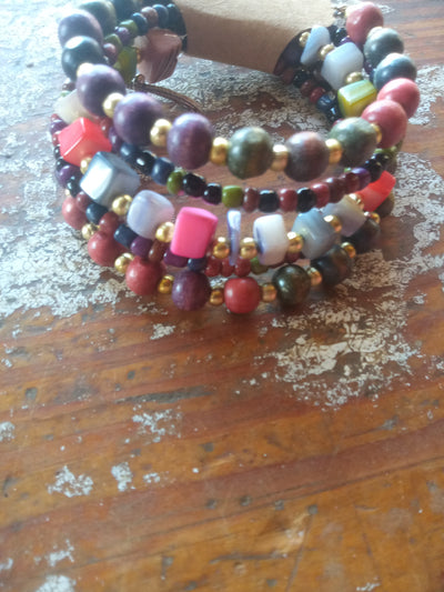 Boho wrap bracelet