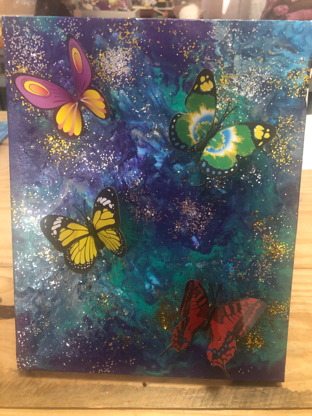 Lg butterfly painting
