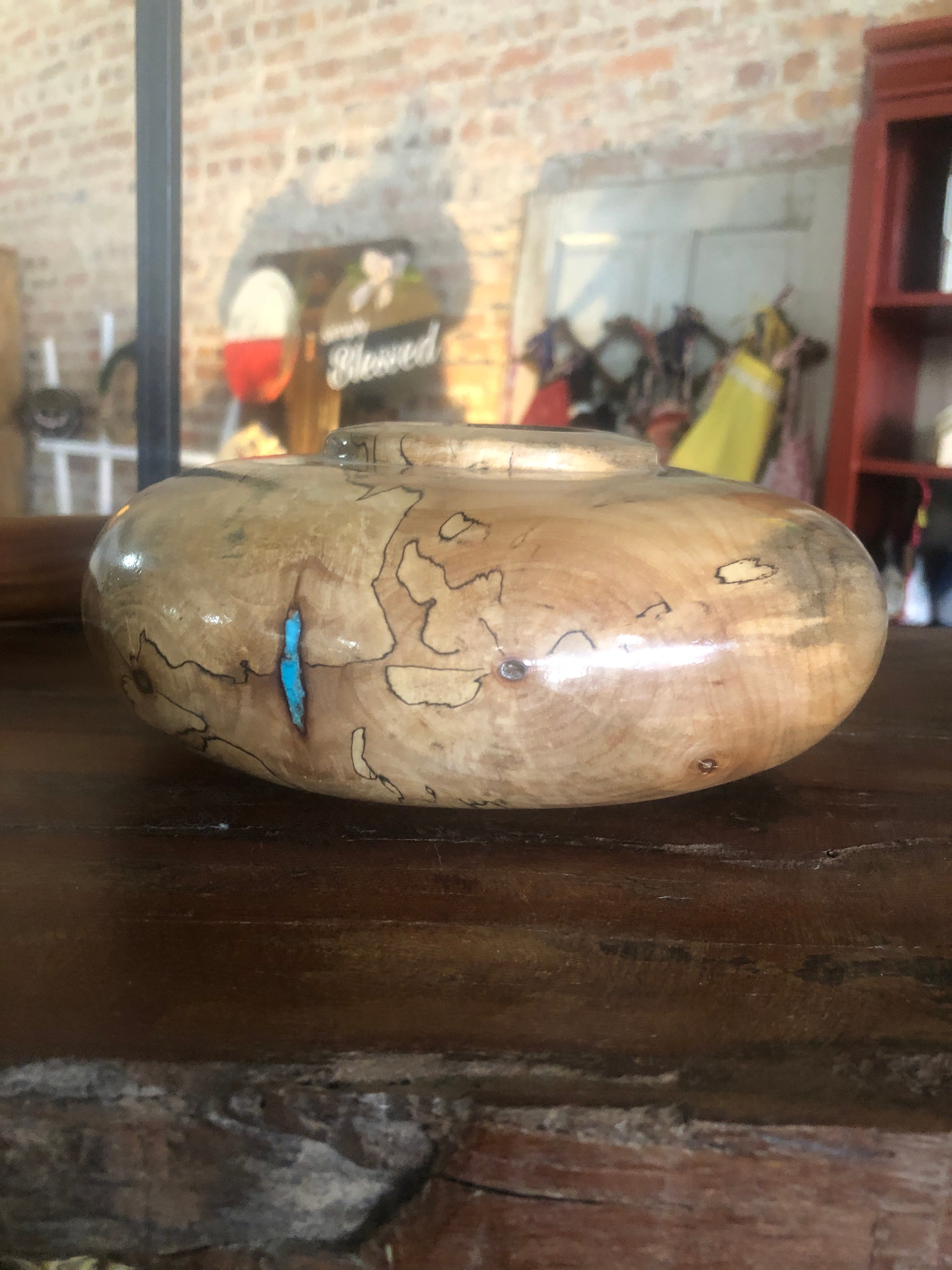 Florida maple hollow form bowl