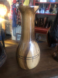 Vase made of magnolia wood