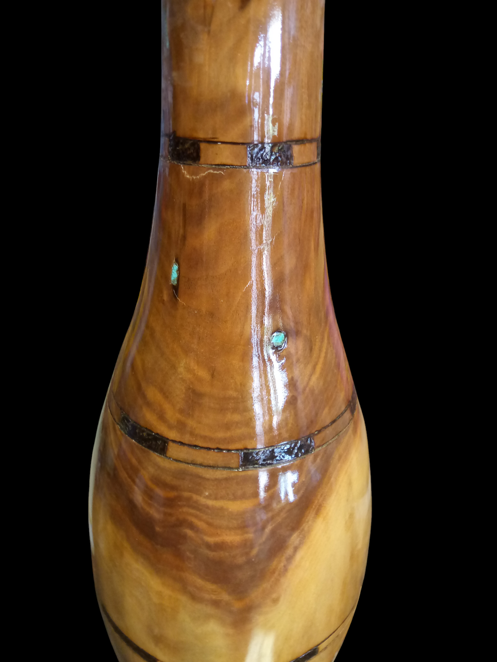 Wood walnut Jug