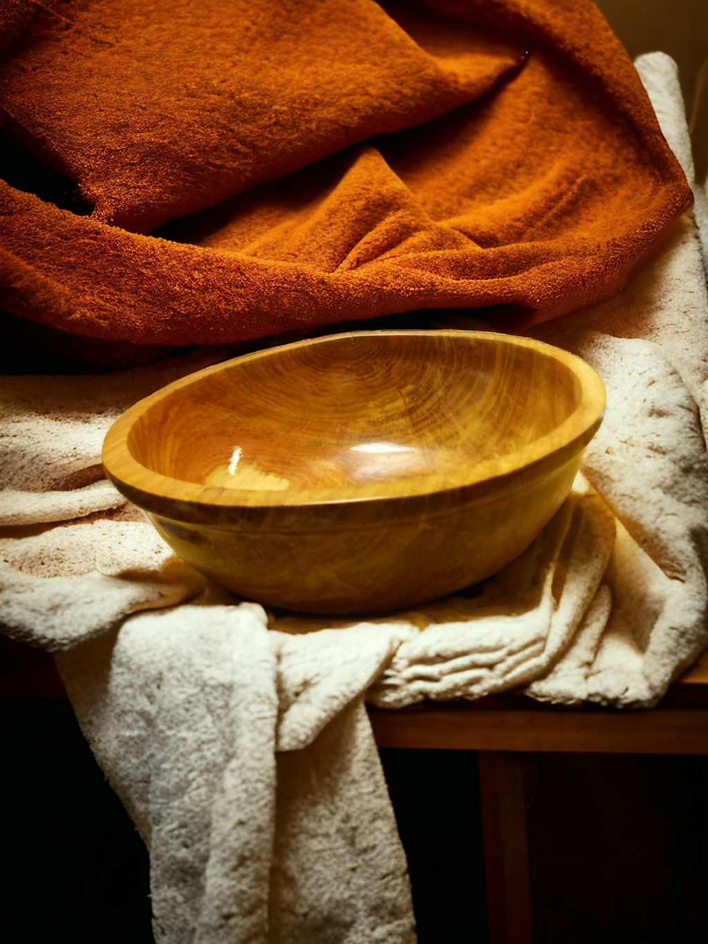 Wood bowl from Honey Locust
