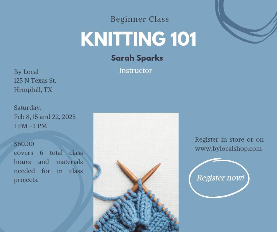 Knitting 101 with Sarah Sparks