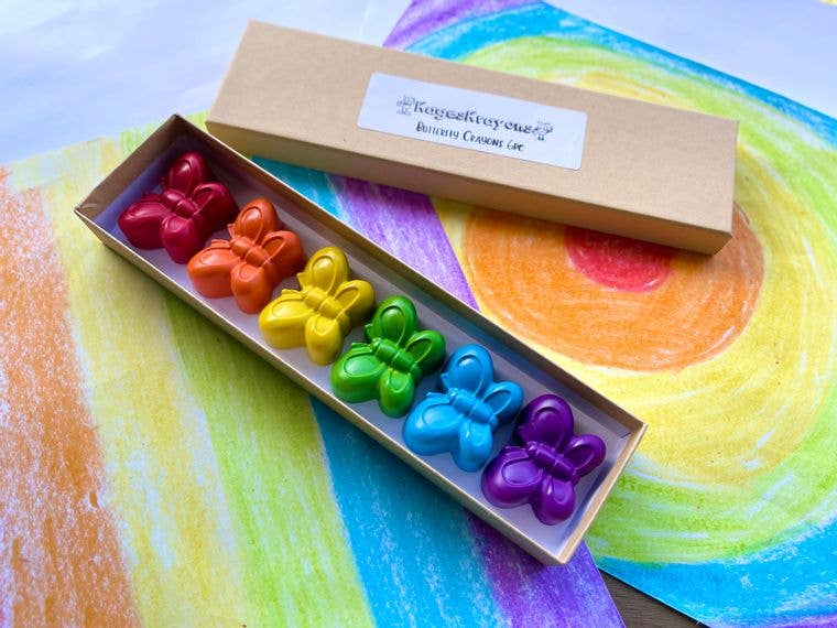 Butterfly Crayons Gift Box