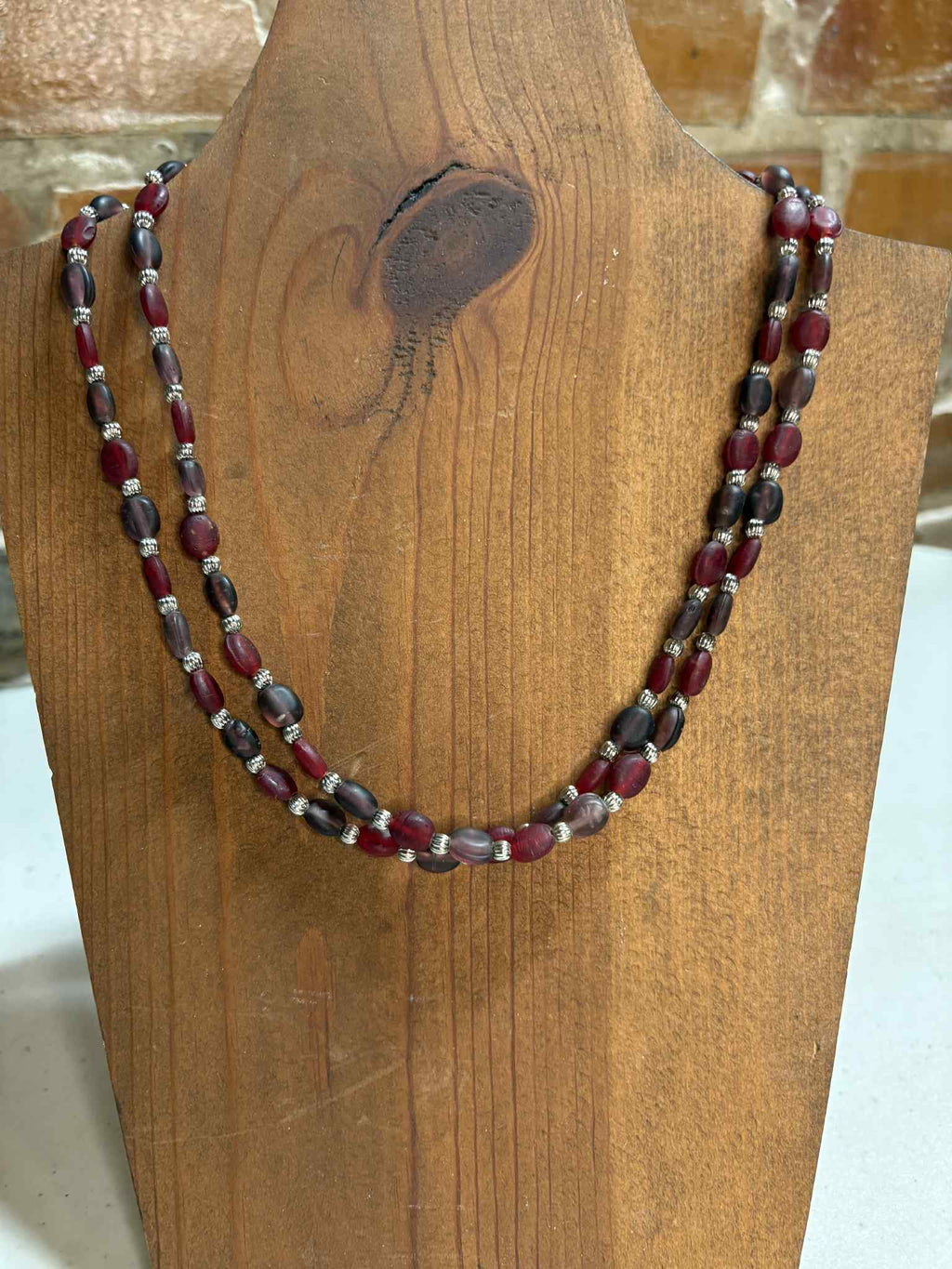 Maroon, red wine & silver