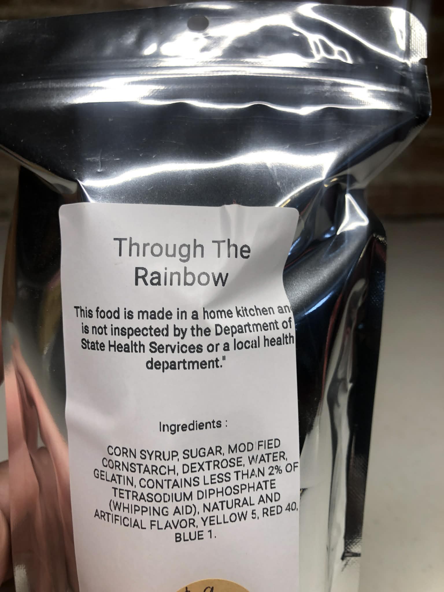 Freeze dried through the rainbow