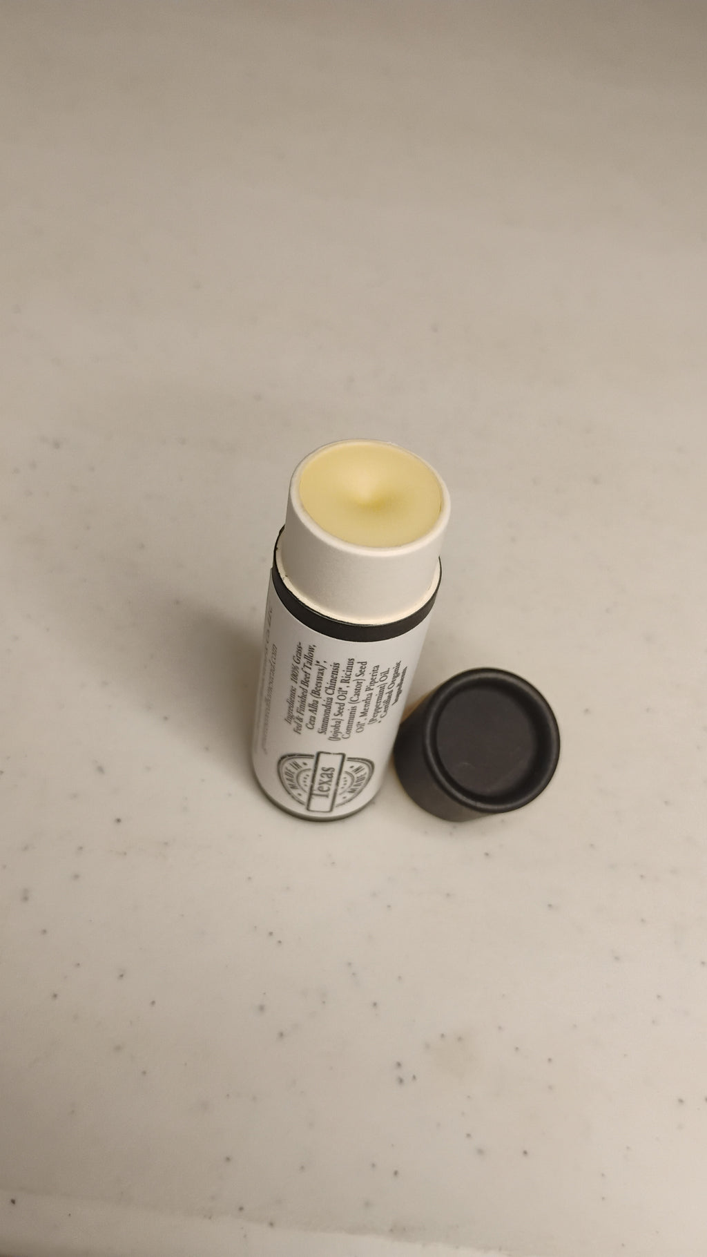 Tallow lip balms