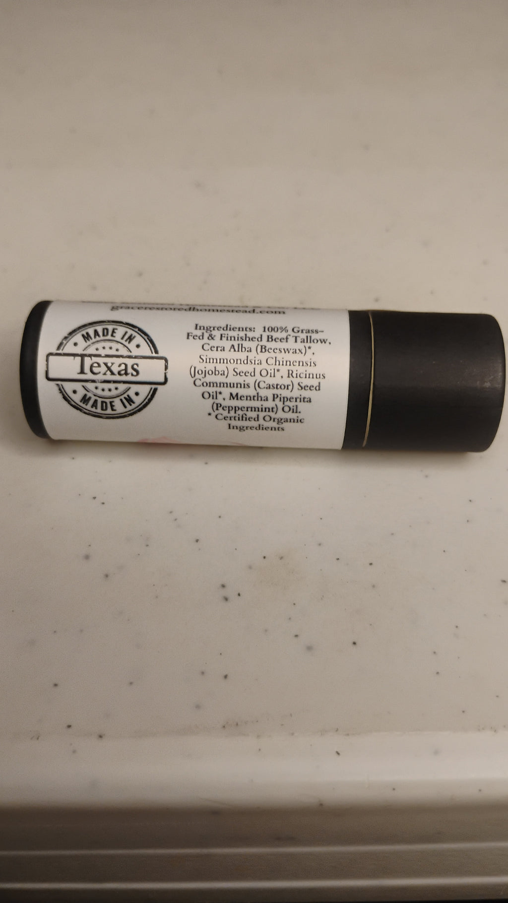 Tallow lip balms