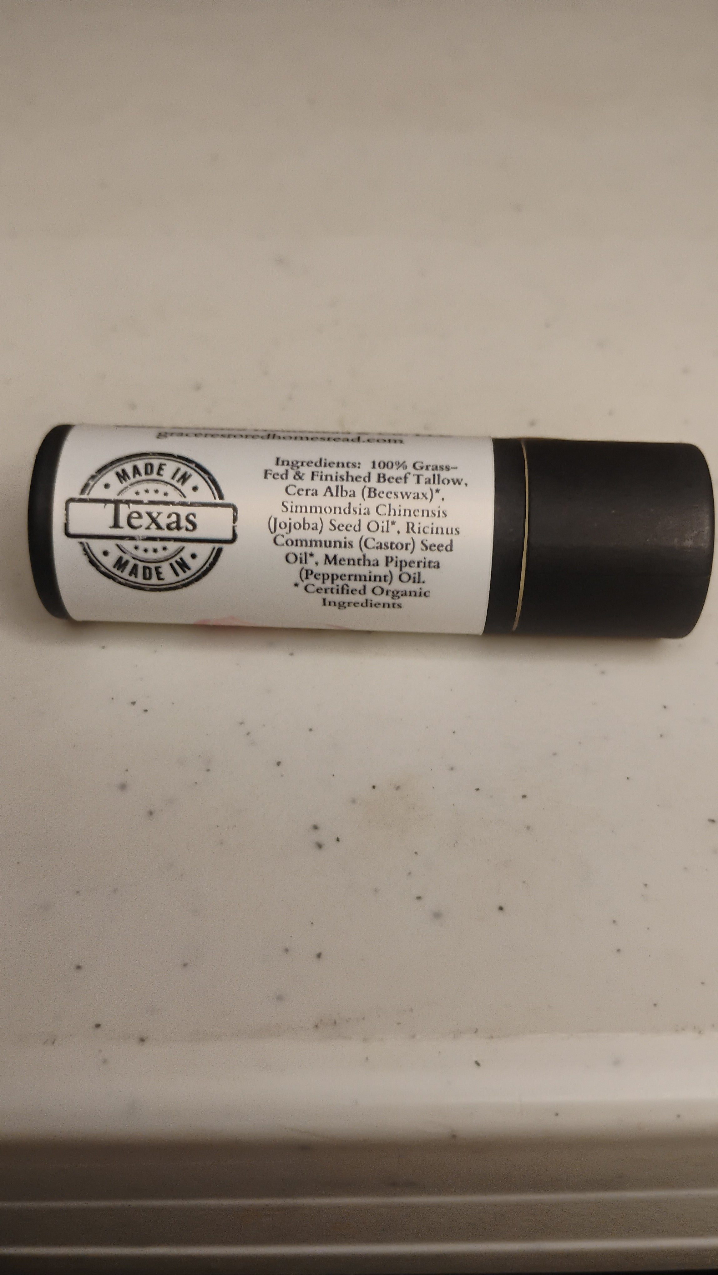 Tallow lip balms