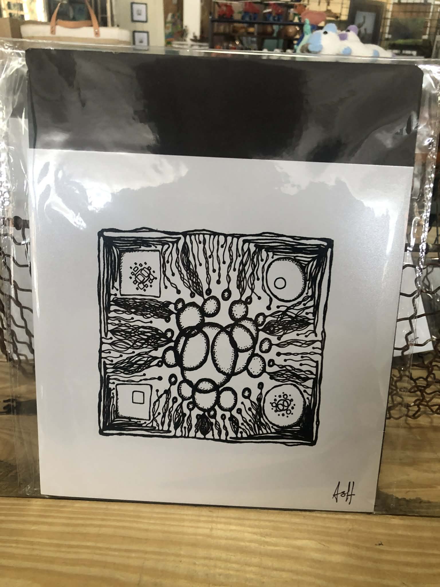 Aaron Hudnall 8x8 abstract prints