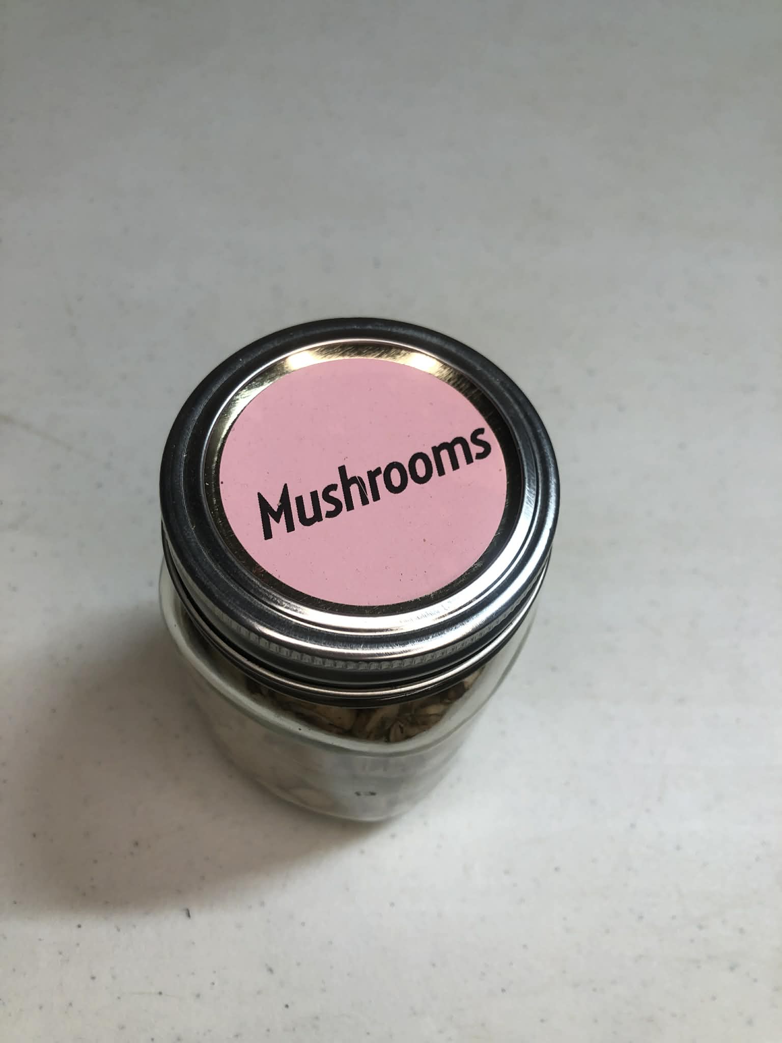 Freeze dried mushrooms
