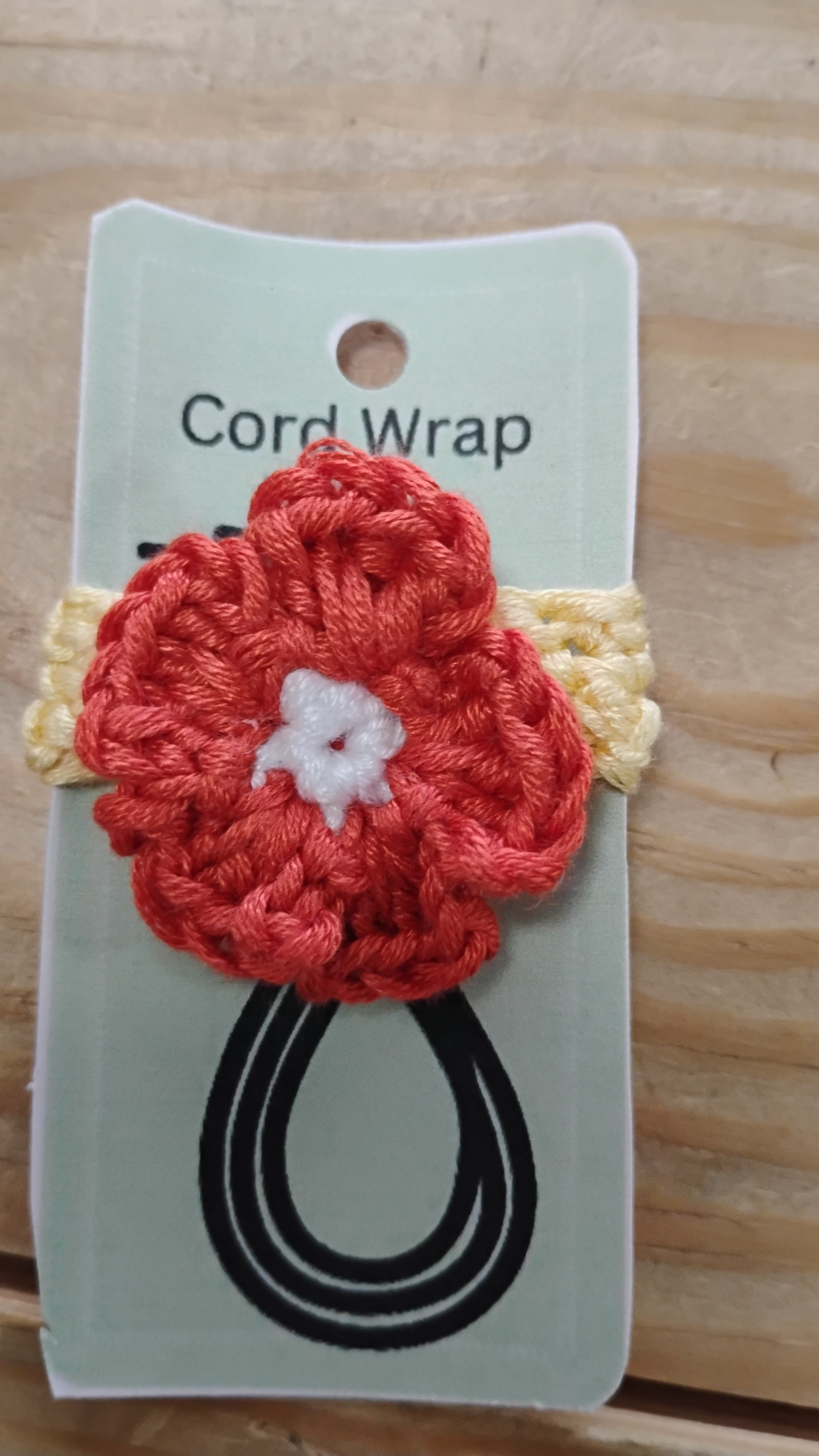 Bamboo crochet cord wraps