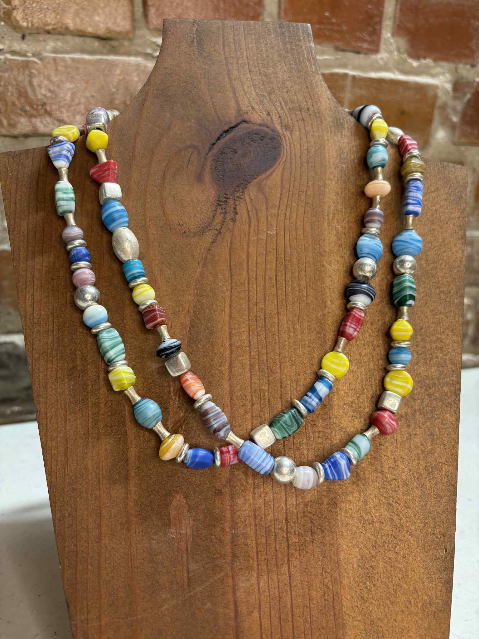 Matte colorful glass