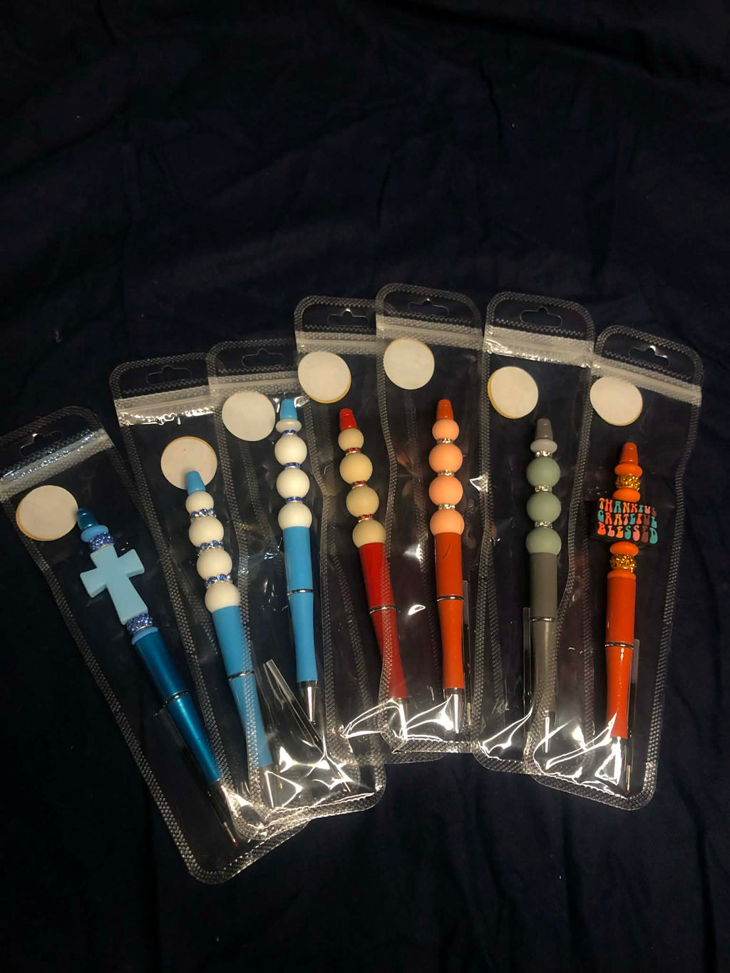 Beaded pens