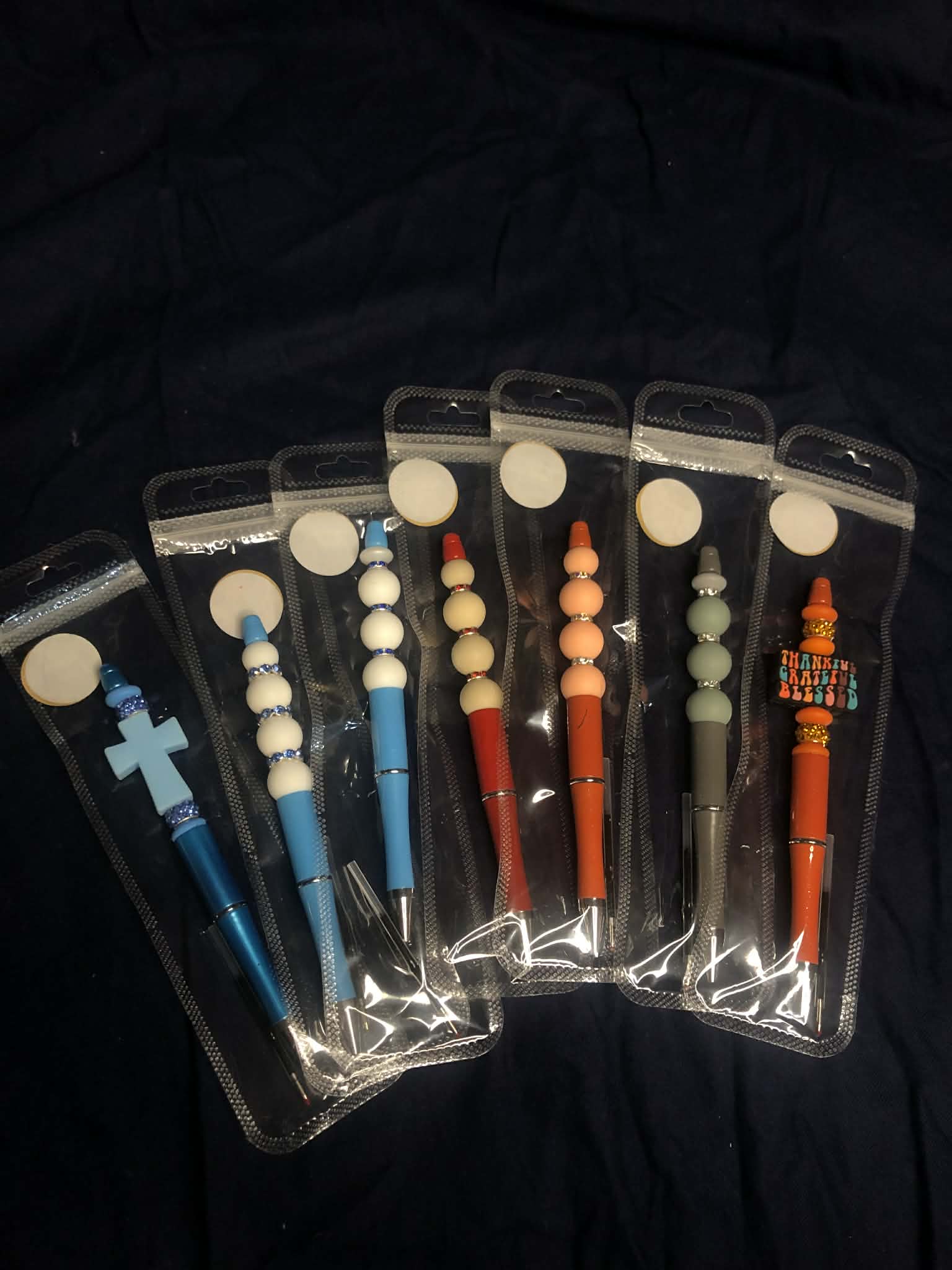 Beaded pens