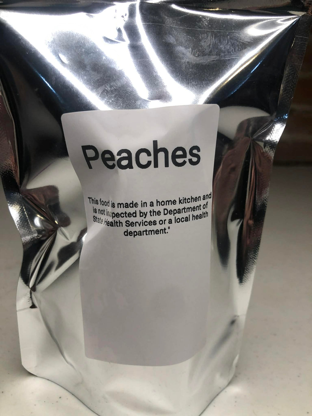 Freeze dried peaches
