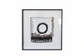 4x4 abstract print with frame by Aaron Hudnall