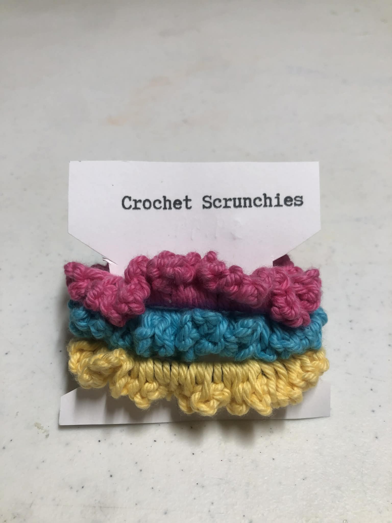 Picot hair ties