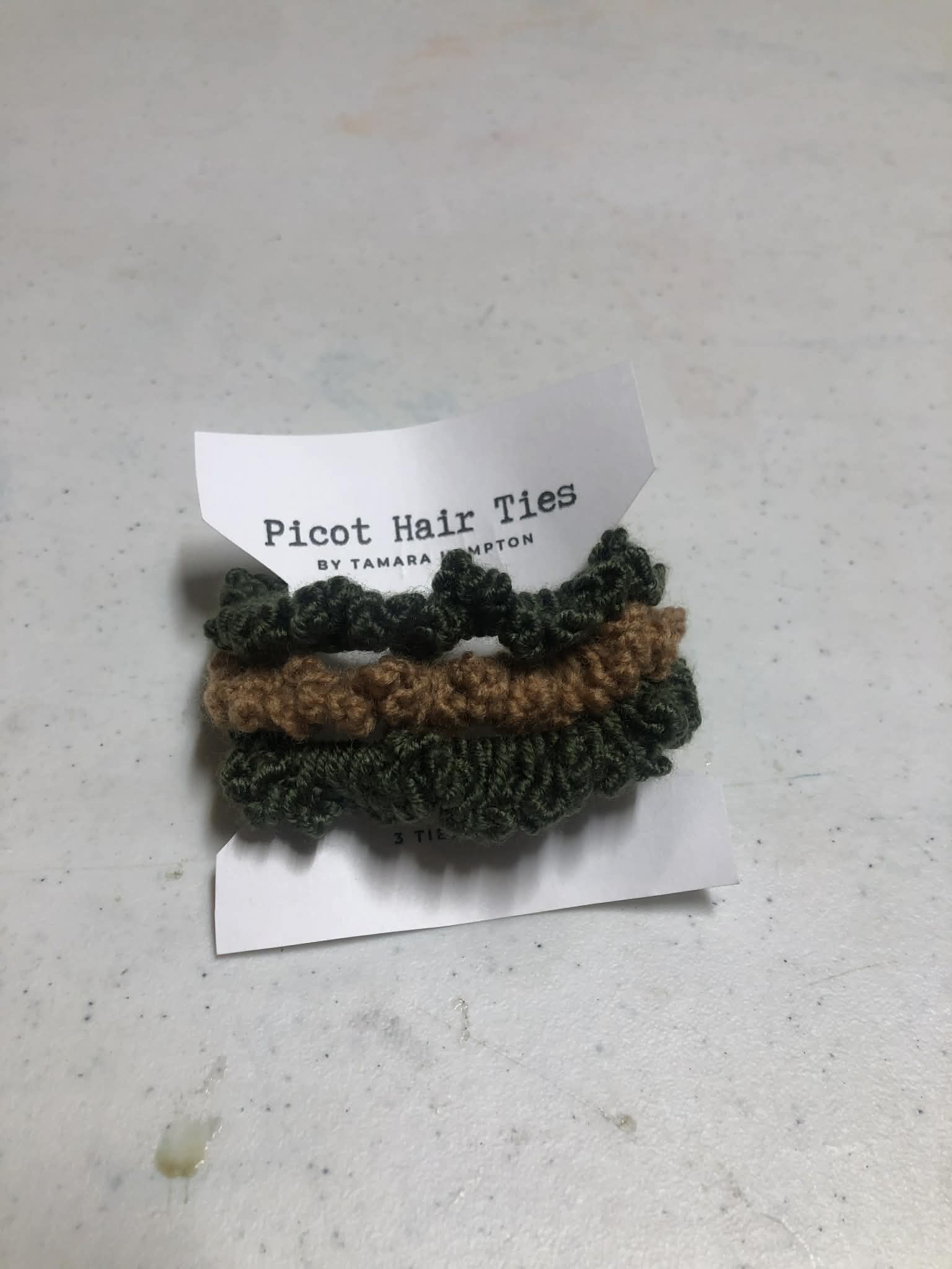 Picot hair ties