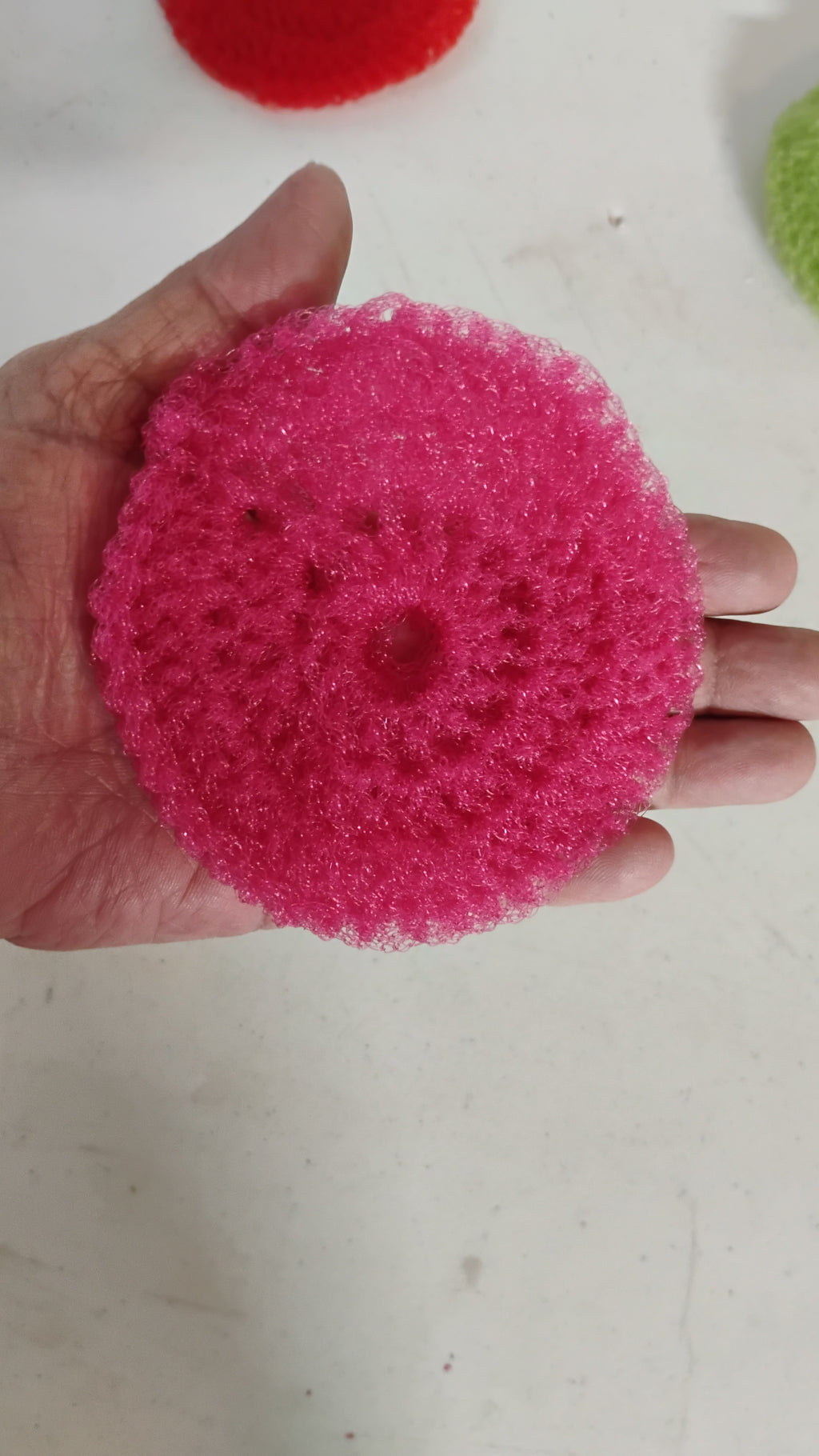Crochet Nylon Dish Scrubbie