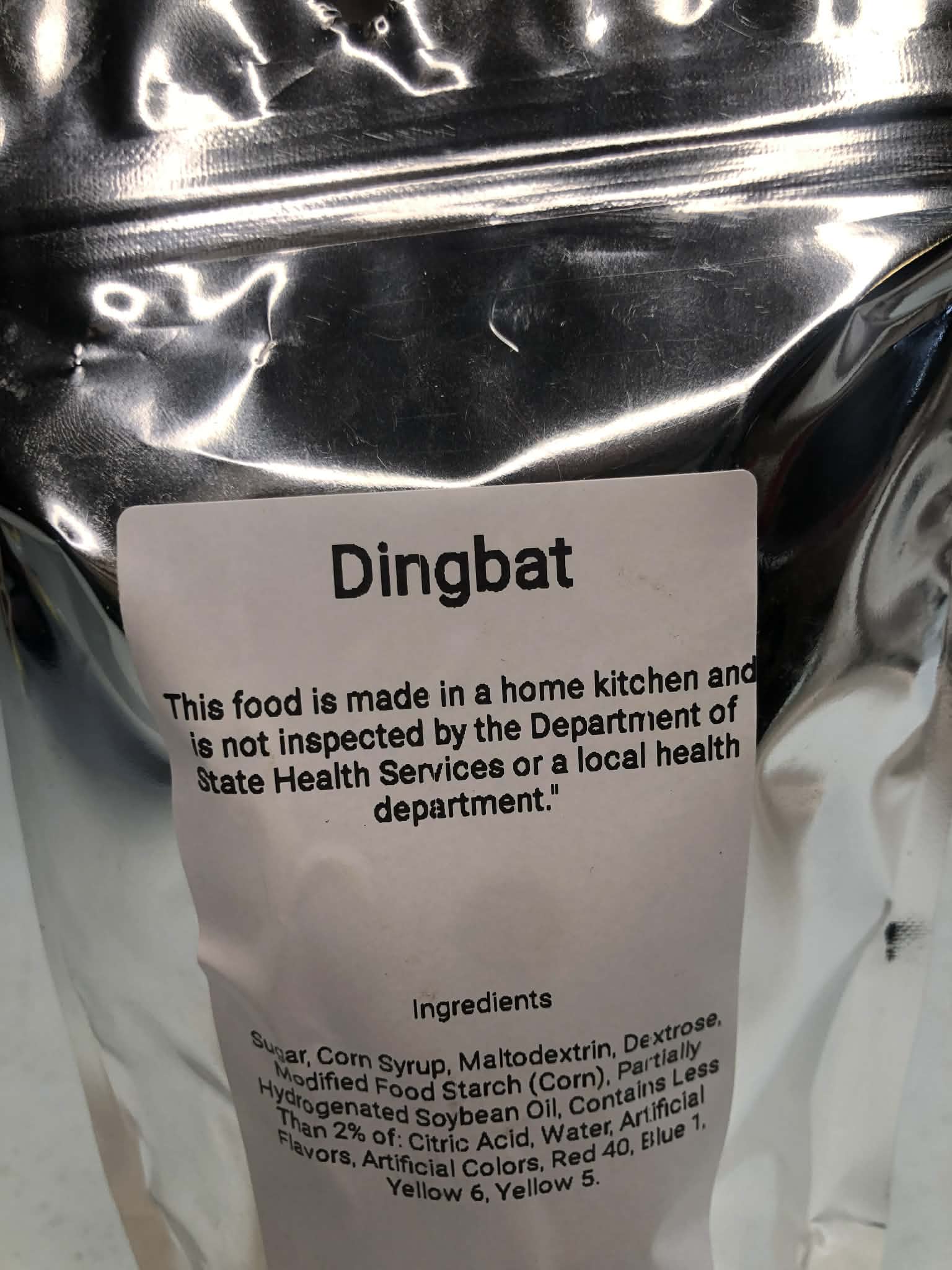 Freeze dried Dingbats